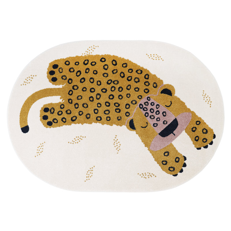 Teppich "Leopard Kleo" handgefertigt 120 x 170cm