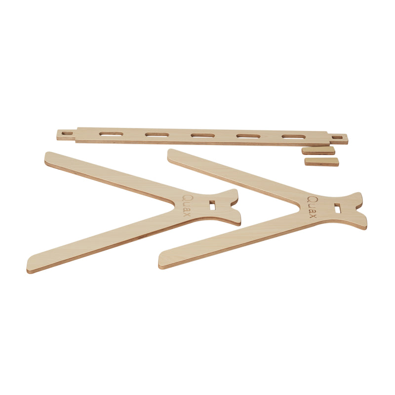 Quax | Spielbogen aus Holz mit 5 Strickfiguren | MYXAMI